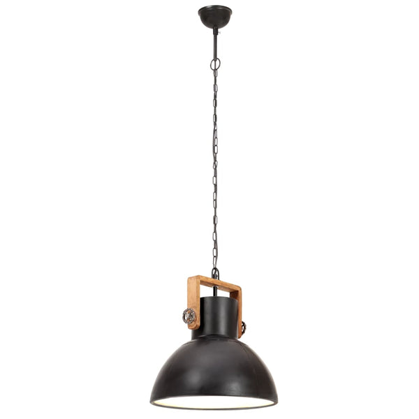 Industrie Hängelampe Schwarz 40 cm E27