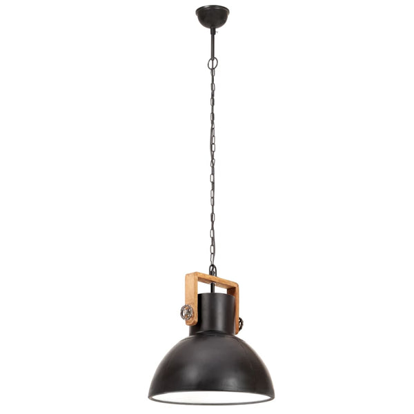 Industrie Hängelampe Schwarz 40 cm E27