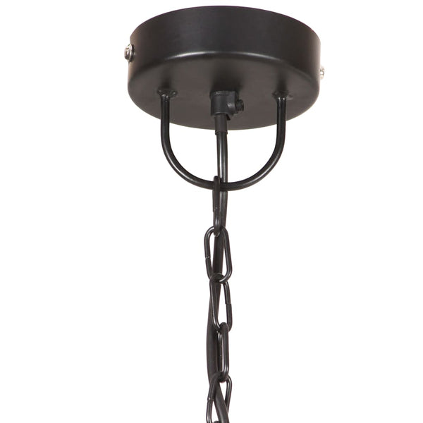Industrie Hängelampe Schwarz 30cm E27