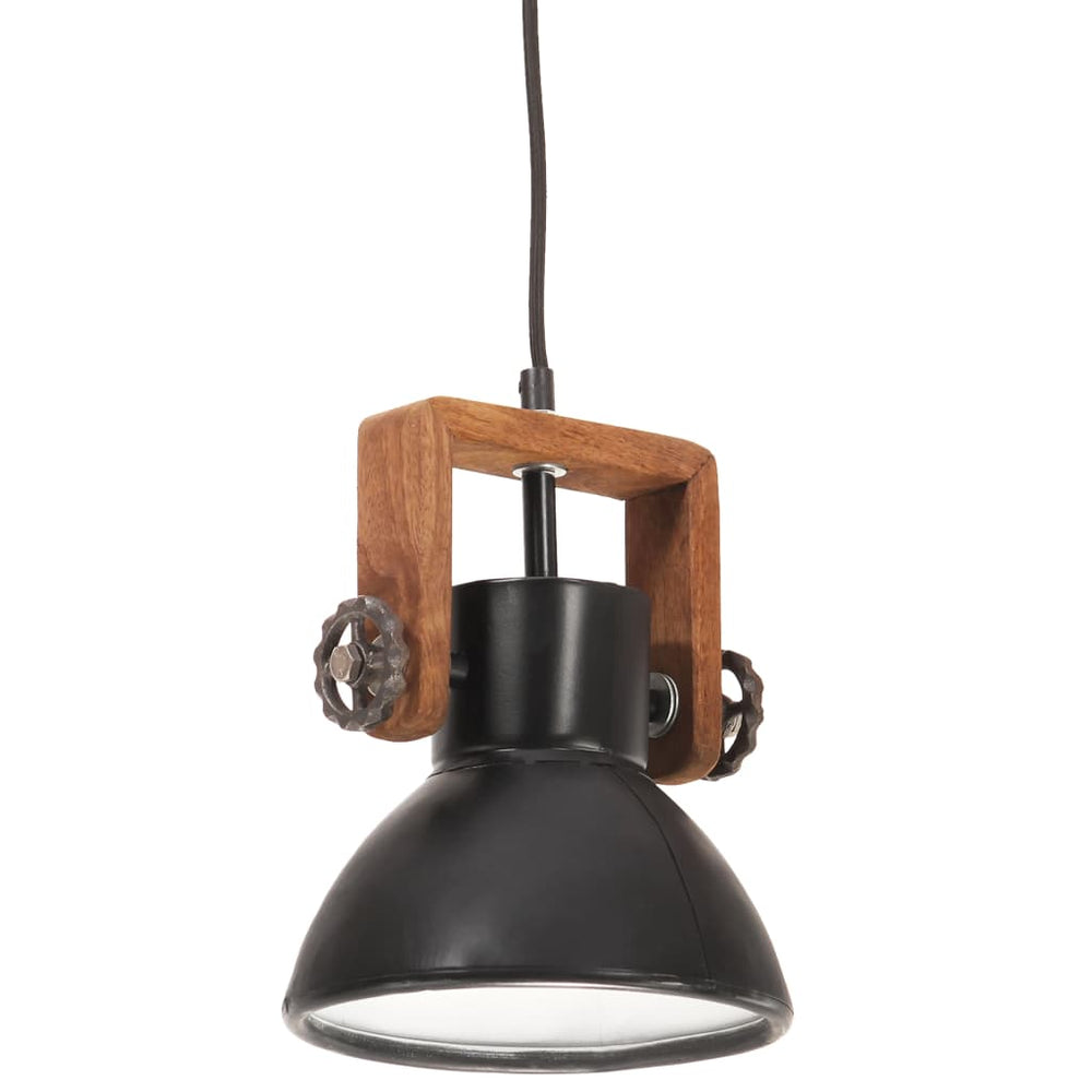 Industrie Hängelampe Schwarz E27 19cm