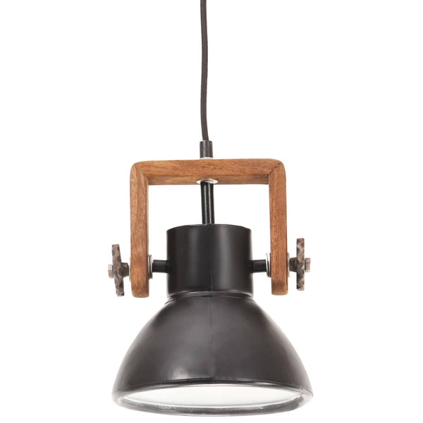 vidaXL Suspension de style industriel 25 W Noir Rond 19 cm E27