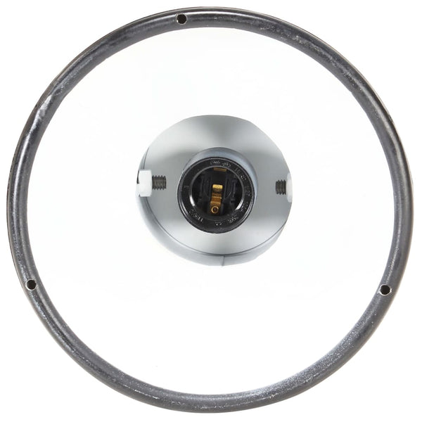 vidaXL Suspension de style industriel 25 W Noir Rond 19 cm E27
