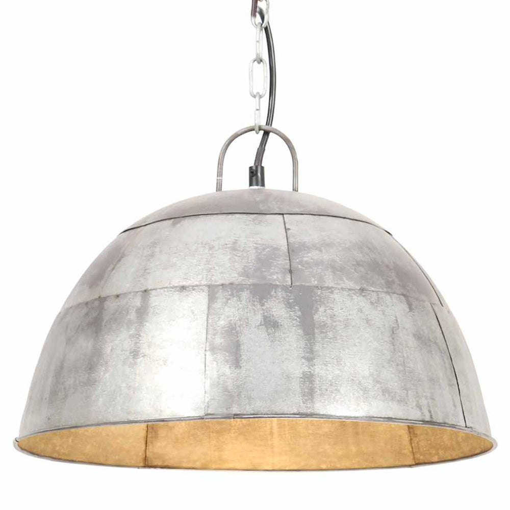Vintage Hängelampe Silber 41cm E27
