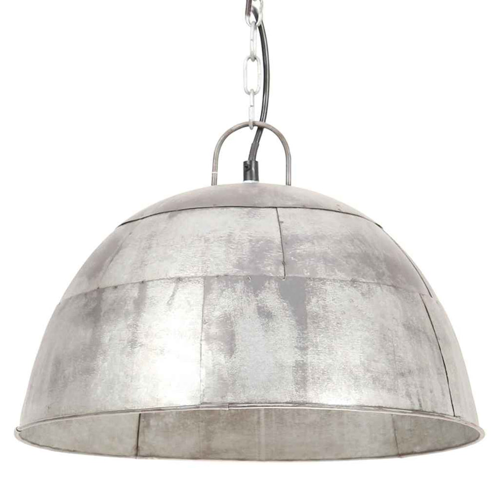 Vintage Hängelampe Silber 41cm E27