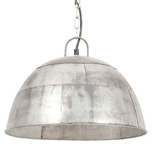 vidaXL Suspension vintage style industriel 25 W Argent Rond 41 cm E27