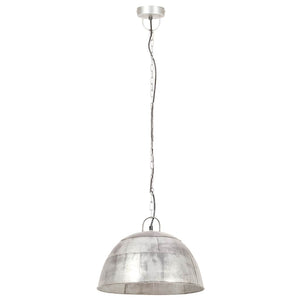 vidaXL Suspension vintage style industriel 25 W Argent Rond 41 cm E27