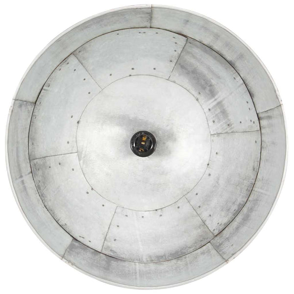 vidaXL Suspension vintage style industriel 25 W Argent Rond 41 cm E27