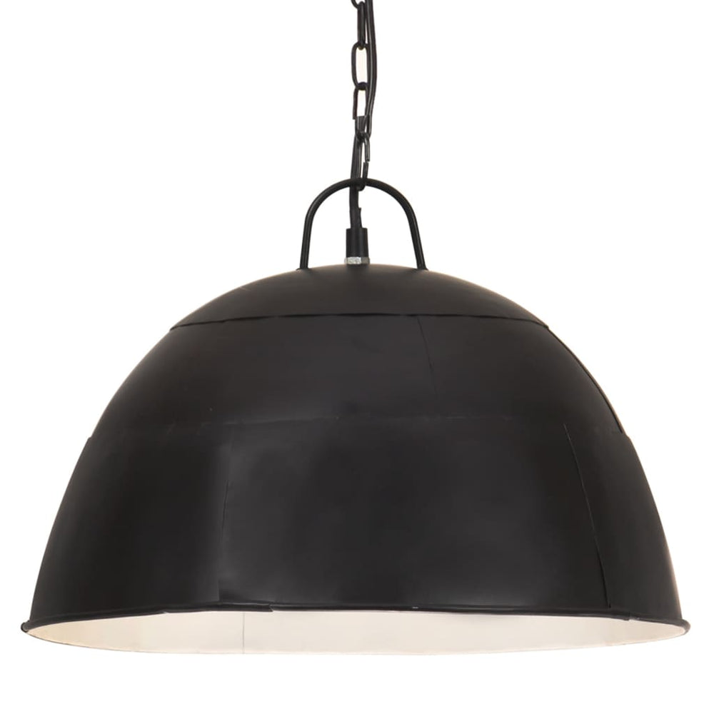 Vintage Hängelampe Schwarz 41cm E27