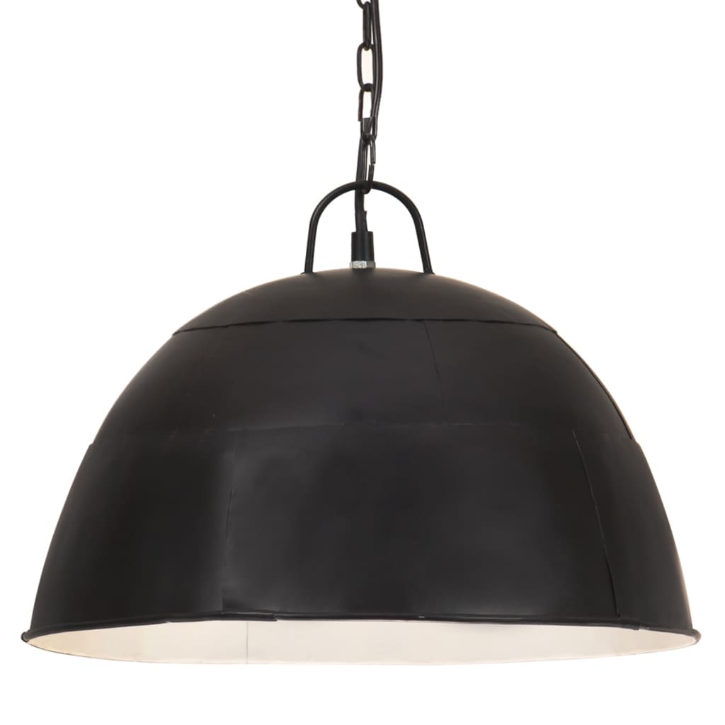 vidaXL Suspension style industriel vintage 25 W Noir Rond 41 cm E27