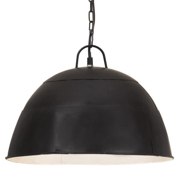 vidaXL Suspension style industriel vintage 25 W Noir Rond 41 cm E27