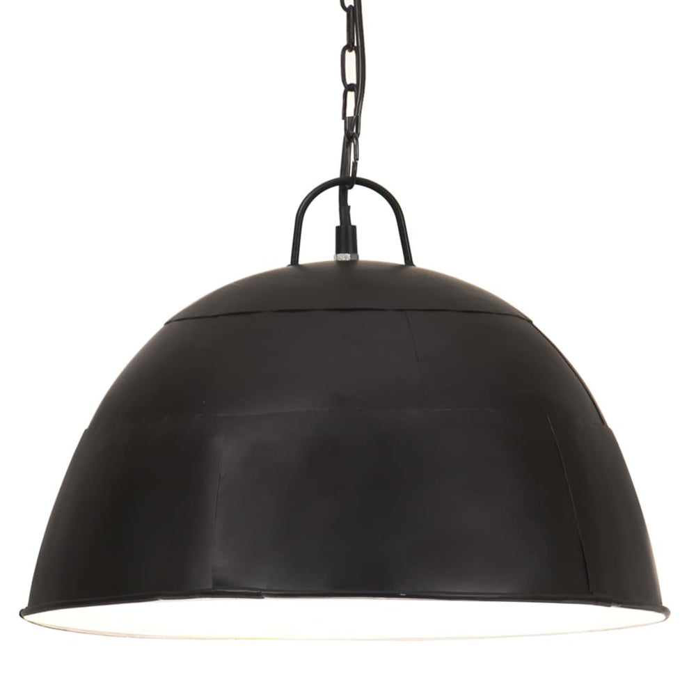 Vintage Hängelampe Schwarz 41cm E27
