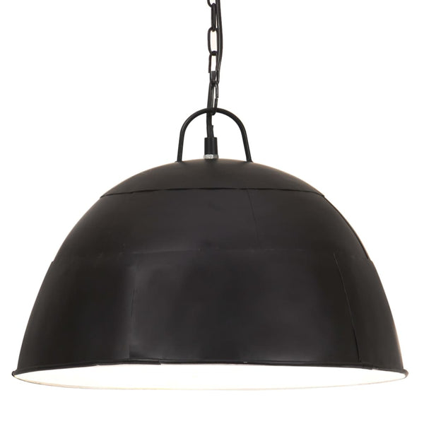 vidaXL Suspension style industriel vintage 25 W Noir Rond 41 cm E27