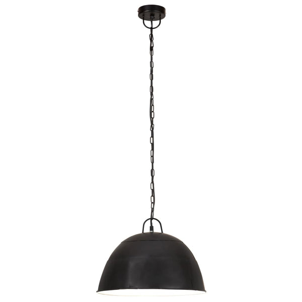 vidaXL Suspension style industriel vintage 25 W Noir Rond 41 cm E27
