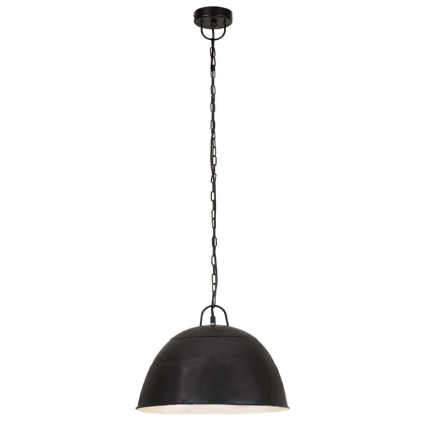 vidaXL Suspension style industriel vintage 25 W Noir Rond 41 cm E27