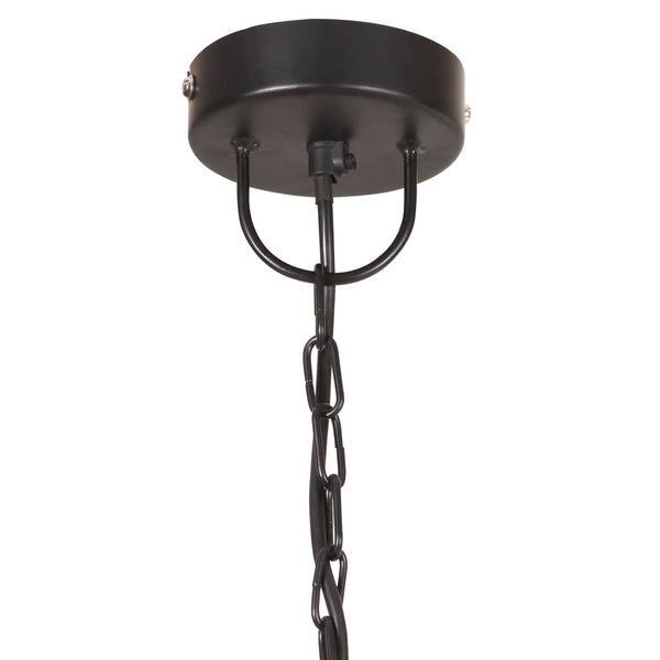 vidaXL Suspension style industriel vintage 25 W Noir Rond 41 cm E27