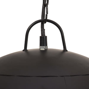 vidaXL Suspension style industriel vintage 25 W Noir Rond 41 cm E27