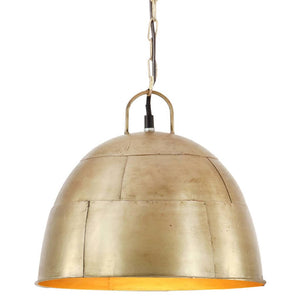vidaXL Vintage Industrial Style Pendant Lamp 25 W Brass Round 31 cm E27