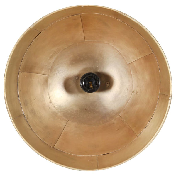 vidaXL Vintage Industrial Style Pendant Lamp 25 W Brass Round 31 cm E27