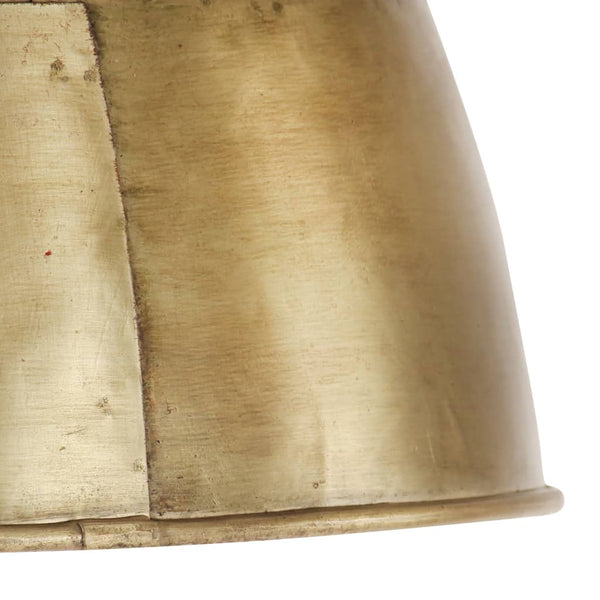 vidaXL Vintage Industrial Style Pendant Lamp 25 W Brass Round 31 cm E27