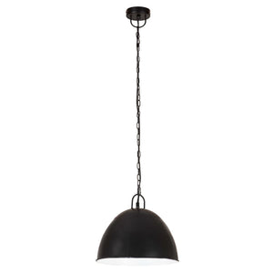 Vintage Hängelampe Schwarz E27 31cm