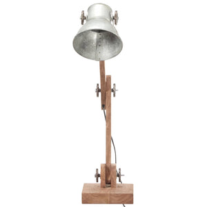 Industrie Schreibtischlampe Silber E27