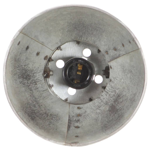 Industrie Schreibtischlampe Silber E27