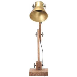 vidaXL Lampe de bureau de style industriel laiton rond 58x18x90 cm E27