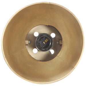 vidaXL Lampe de bureau de style industriel laiton rond 58x18x90 cm E27