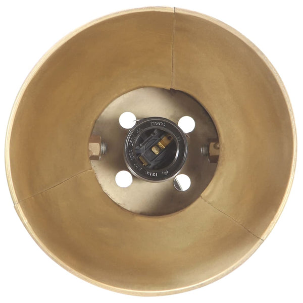 vidaXL Lampe de bureau de style industriel laiton rond 58x18x90 cm E27
