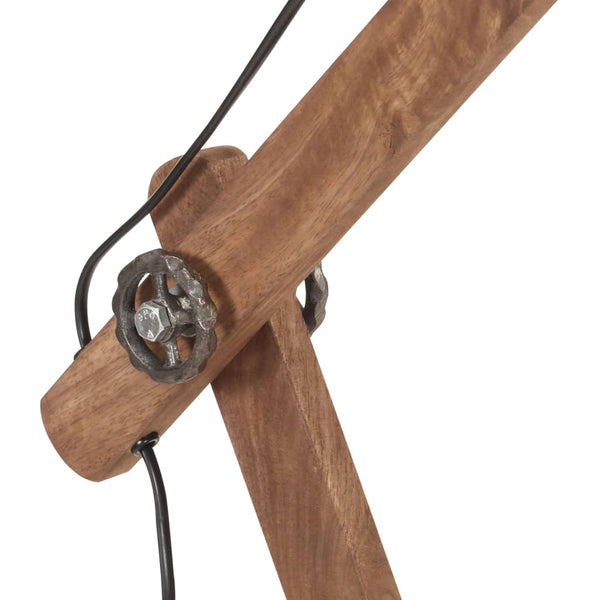 vidaXL Lampe de bureau de style industriel laiton rond 58x18x90 cm E27