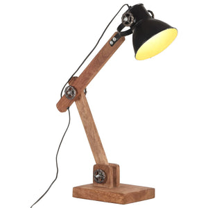 Industrie Schreibtischlampe Schwarz E27