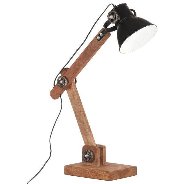 Industrie Schreibtischlampe Schwarz E27