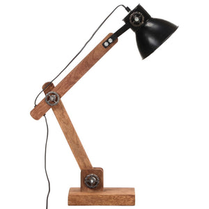 Industrie Schreibtischlampe Schwarz E27