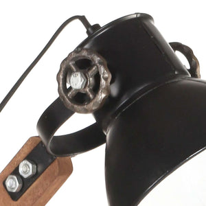 Industrie Schreibtischlampe Schwarz E27