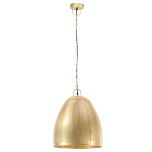 Industrie Hängelampe Messing 42cm E27