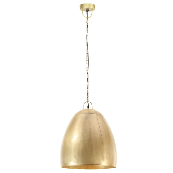 Industrie Hängelampe Messing 42cm E27