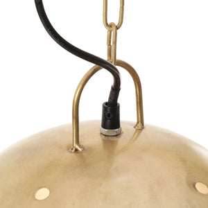 Industrie Hängelampe Messing 42cm E27