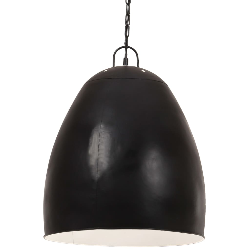 vidaXL Suspension de style industriel 25 W Noir Rond 42 cm E27