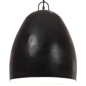 vidaXL Suspension de style industriel 25 W Noir Rond 42 cm E27