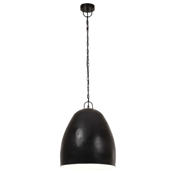 vidaXL Suspension de style industriel 25 W Noir Rond 42 cm E27