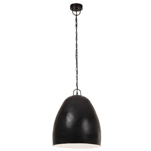 vidaXL Suspension de style industriel 25 W Noir Rond 42 cm E27