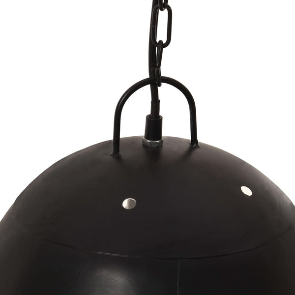 vidaXL Suspension de style industriel 25 W Noir Rond 42 cm E27