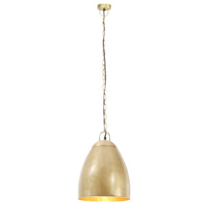 Industrie Hängelampe Messing 32cm E27