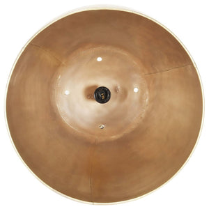 Industrie Hängelampe Messing 32cm E27