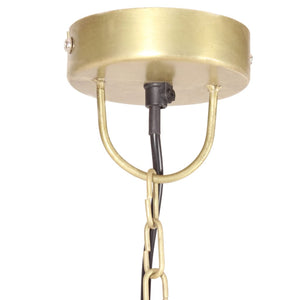 Industrie Hängelampe Messing 32cm E27