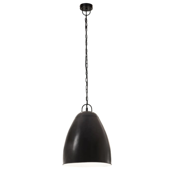 Schwarze Hängelampe Industriestil E27