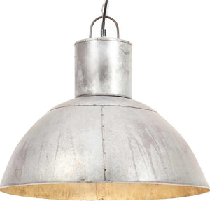 Silberne Hängelampe 48cm E27