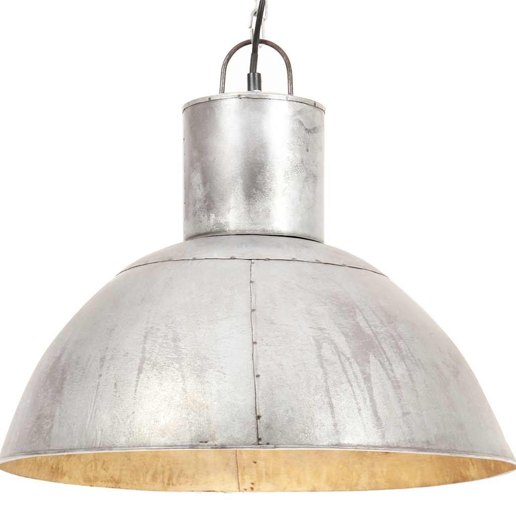 Silberne Hängelampe 48cm E27