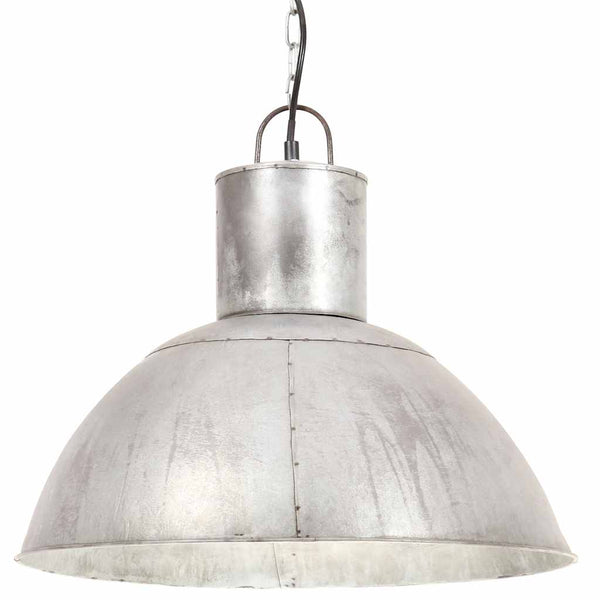 Silberne Hängelampe 48cm E27