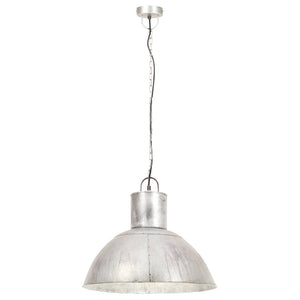 Silberne Hängelampe 48cm E27